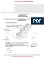 Aakash Physics Study Package 3 Solutions