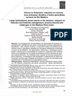 Impactos de hidrelétricas na Amazônia