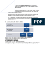 Planning Strategy 70 Sub-Assembly Planning MTO MTS