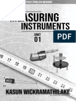 Measuring Instruments - Unit 01