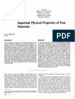 Important Physical Properties of Peat Materials: Pratseted