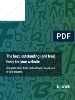 Best Fonts For Website