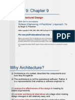 Lecture 9: Chapter 9!: Architectural Design!