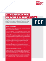 It'S Game On For Esports in Education: Rapid Growth For Video Gaming in Both K-12 and