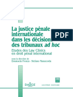 La Justice Penale Internationale Dans Le[1]