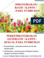 Perkembangbiakan Generatif Pada Tumbuhan