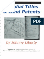 13173135 Allodial Titles and Land Patents