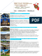 Cajamarca - Chiclayo - Trujillo 5 Dias