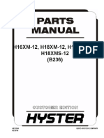 H16XM-12, H18XM-12, H16XMS-12, H18XMS-12 (B236) : 4031584 ©2015 Hyster Company 02/2016