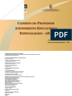 AEE CADERNO PROFESSOR