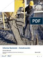 Informe Sectorial Construcción - Marzo 2021