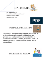 Clinica Pediatra 2020 Clase 2 Leucemias