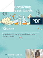 Interpreting Product Labels