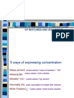 Methods of Expression-Compositions of Mixtures and Solutions