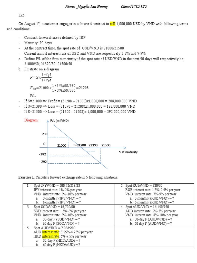 Forward Contracts and Options Analysis | PDF | Option (Finance) | Spot  Contract