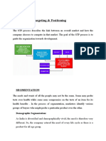 Sunfeast Segmentation, Targeting & Positioning