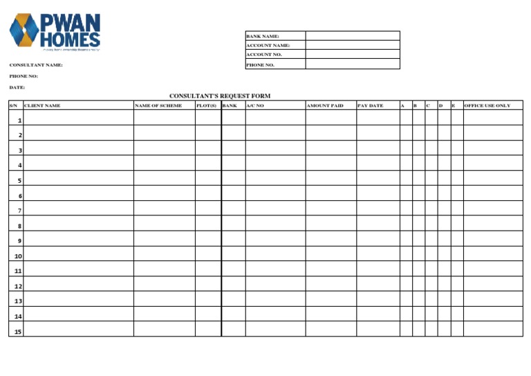 Consultant Commission Request Form | PDF