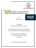 The Impact of Covid 19 On Banking Sector in India