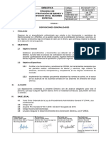 Proceso contratación bienes y servicios ENOSA