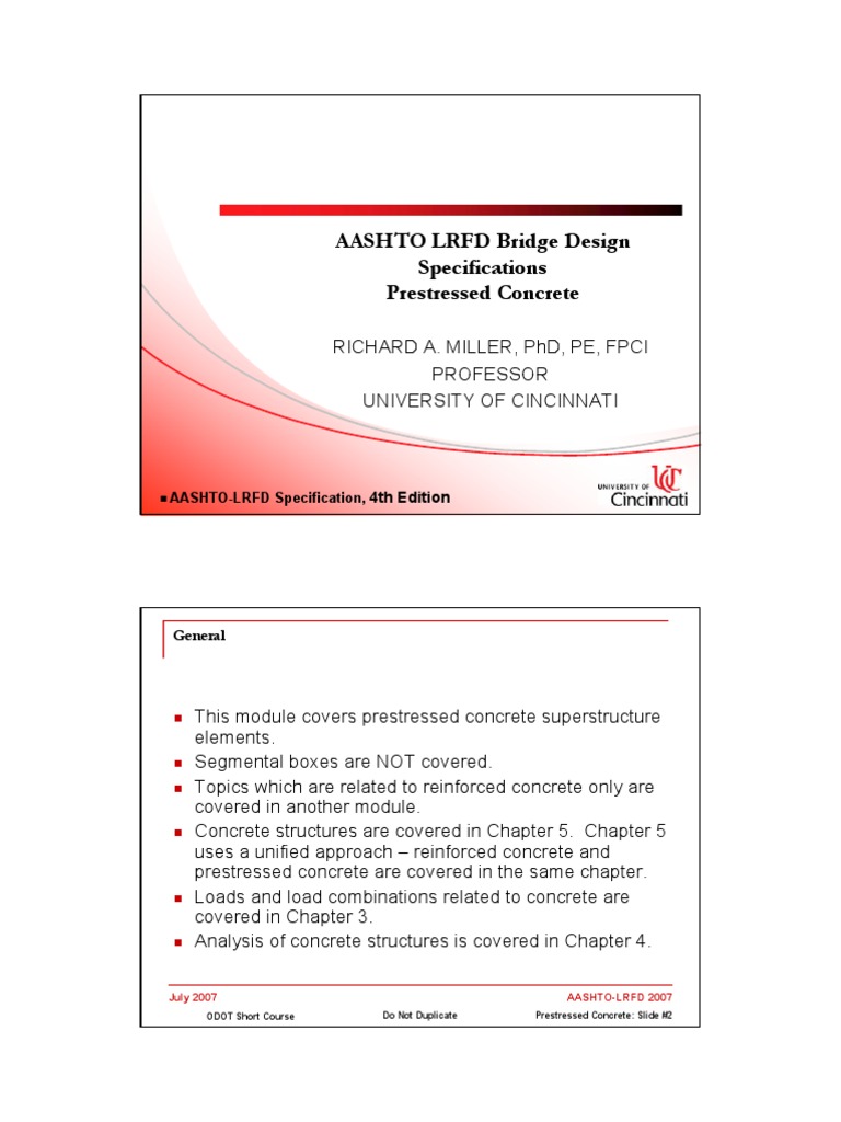 Aashto Lrfd B Id Di AASHTO LRFD Bridge Design Specifications