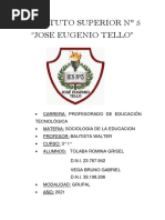 Sociologia de La Educacion Trabajo Final F