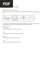 Meraki Cloud Architecture