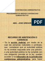 Ponencia Recurso de Abstencion y Vias de Hecho