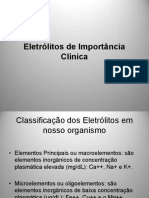 Eletrolitos de Importancia Clinica