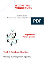 Algo Pertemuan-1 Pengantar Ke Algoritma Dan Pemrograman