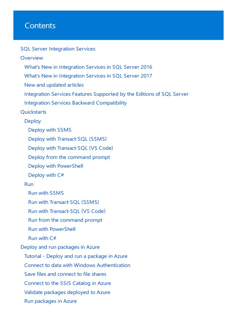 SSIS Package Creation | PDF | Microsoft Sql Server | Databases