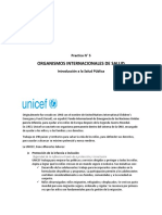 Organismos internacionales de salud