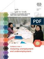 Towards The Right To Work: Analysing Unemployment and Underemployment