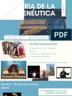 Una Historia de La Hermenéutica