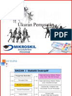 Pertemuan 3 Ukuran Pemusatan Data