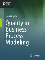 Quality in Business Process Modeling by John Krogstie (2016)