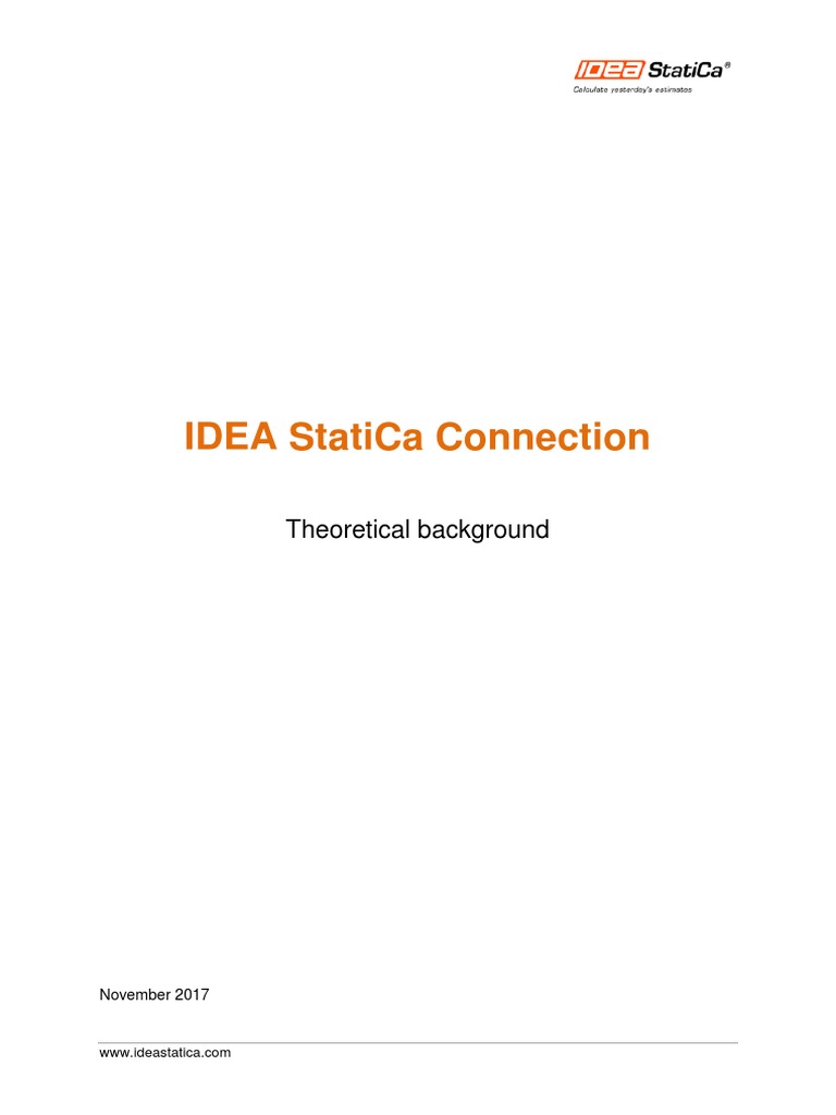 IDEA StatiCa Connection Analysis Guide | PDF | Deformation (Engineering ...
