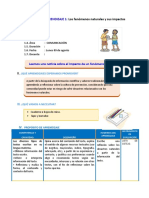 DIA 1 SESION DE APRENDIZAJE Leemos Una Noticia Sobre El Impacto de Un Fenómeno Natural.