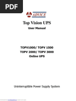 Top Vision UPS: User Manual