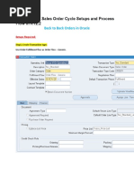 Back To Back Sales Order Cycle Setups and Process Flow in R12 Notes