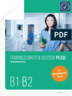 TRAININGSEINHEITEN DEUTSCH PFLEGE. Teilnehmerbuch. für. Berufssprachkurse B1 B2. (1)