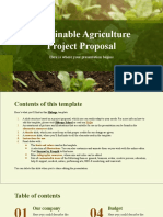 Sustainable Agriculture Project Proposal by Slidesgo