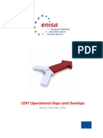 CERT Operational Gaps and Overlaps Report 2011