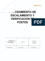 Procedimiento de Escalamiento de Poste