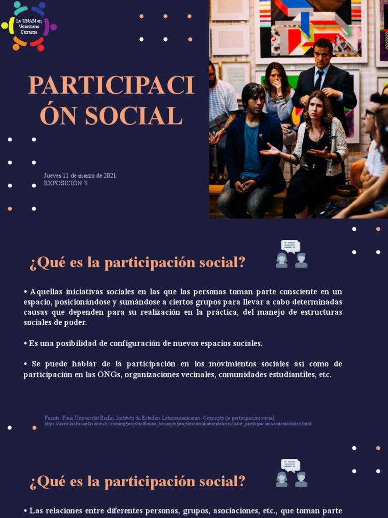 Participación Social - Exposición | PDF | Participación pública ...