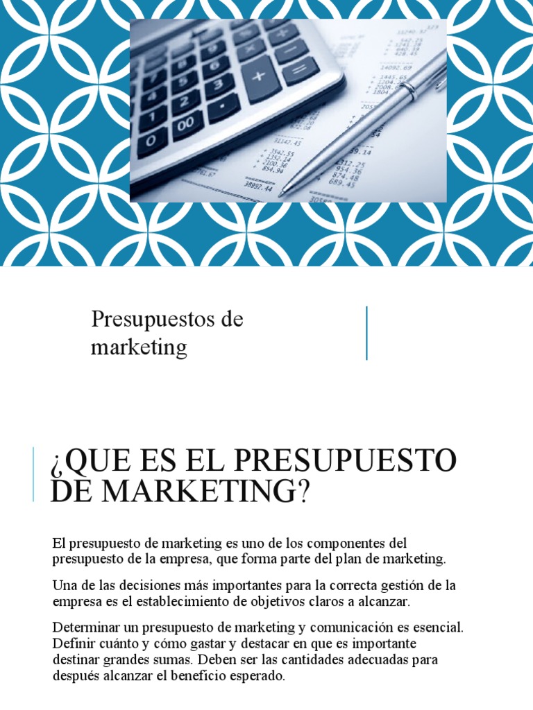 Presupuesto de Marketing: Guía Esencial | PDF | Presupuesto | Marketing