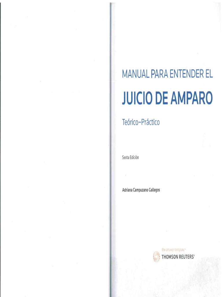 Manual para Entender El Juicio de Amparo | PDF