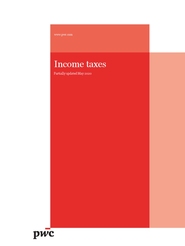 PWC Taxes Guide PDF Taxation In The United States