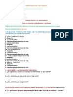 Trabajo Practico de Investigación Filosofía Latinoamericana y Boliviana