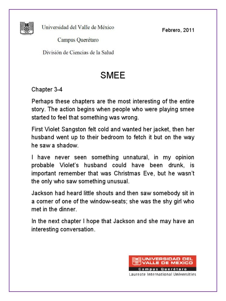 Mysterious Events in Smee Game | PDF | Mystery, Thriller & Crime Fiction