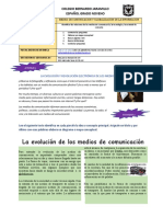 11 Español Undecimo Guía 1 - III Periodo Omaira Ahumada Gómez (1) Medios de Comunicacion